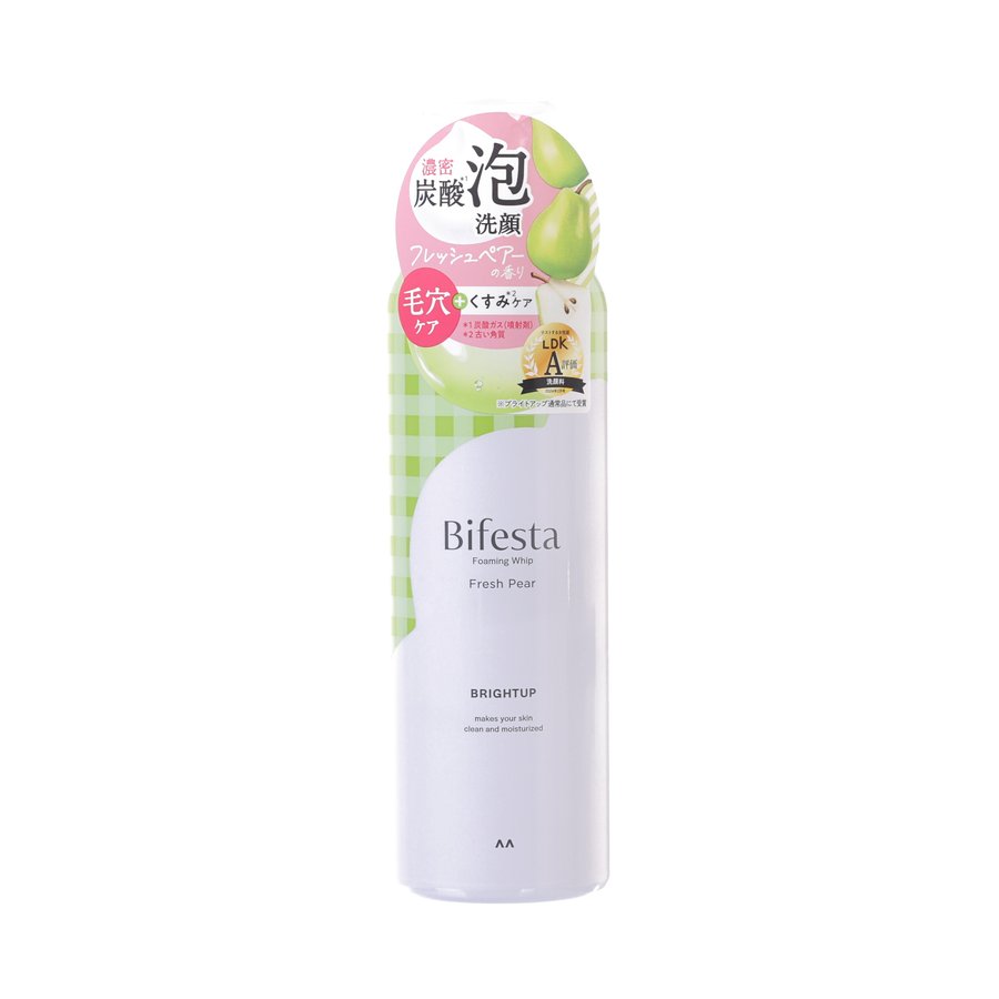 BIFESTA Foaming Whip Facial Cleanser Bright Up - Fresh Pear  (200g)