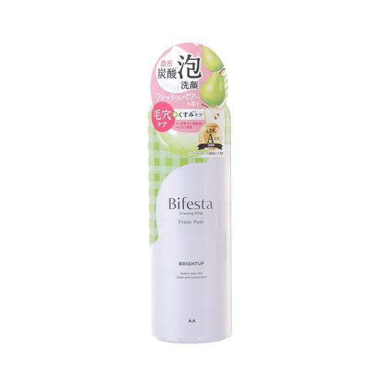 BIFESTA Foaming Whip Facial Cleanser Bright Up - Fresh Pear  (200g)