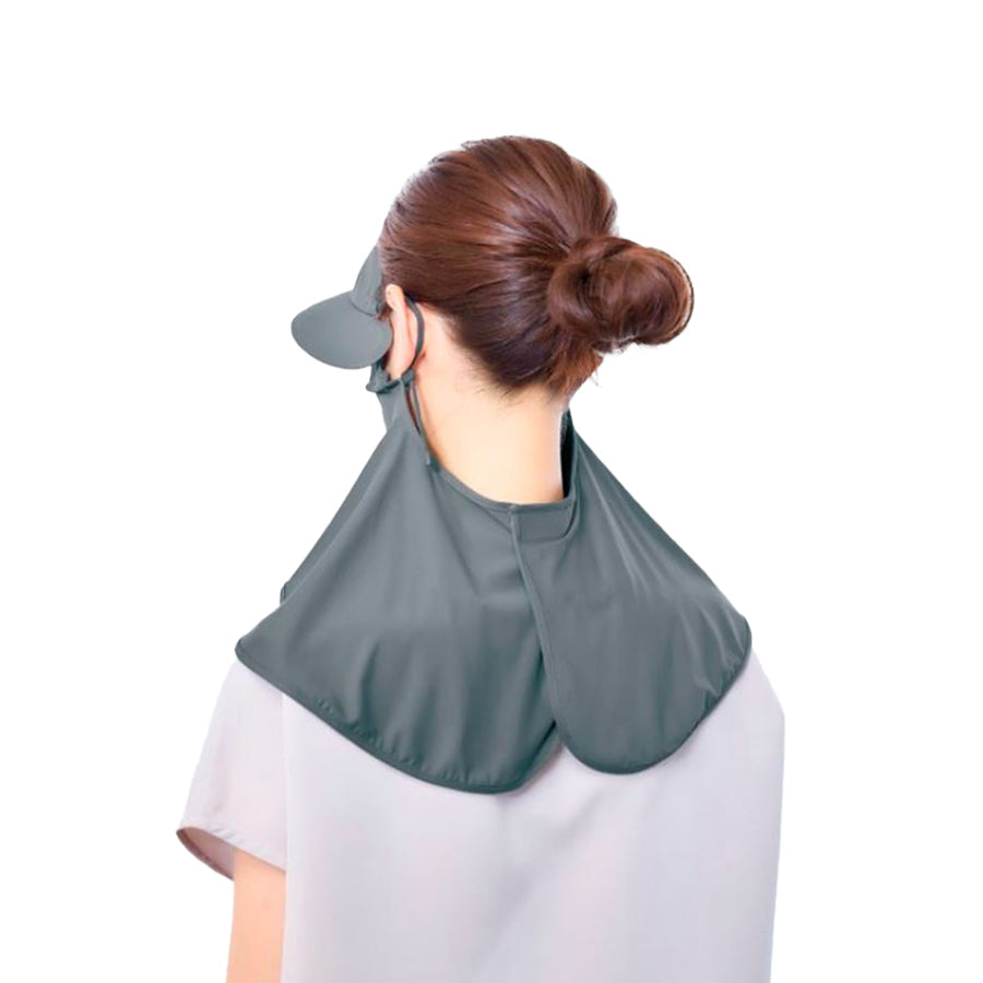 COGIT Sun Block Lab Souheki Visor with Face Cover - Clear Gray