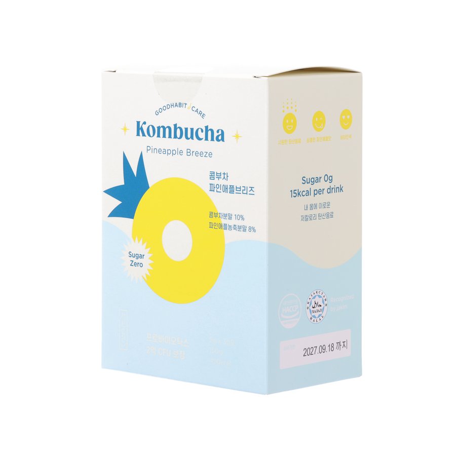 GOOD HABIT CARE Pineapple Breeze Kombucha  (30 x 5g)