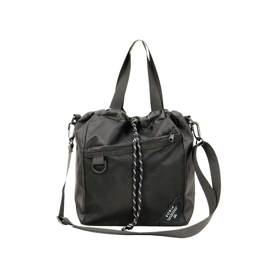 SENBADO S26 Mesh Drawstring Shoulder Bag 623-9881 - BK
