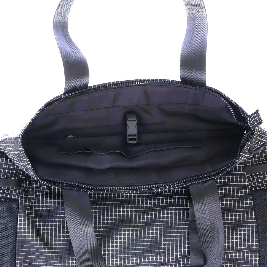 ARCHETYPE River Top Zip Shopper Bag - Black