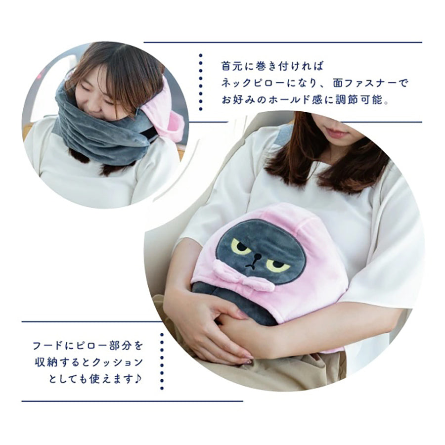 BISQUE Angry Machiko Multi Pillow - Pink  (278g)