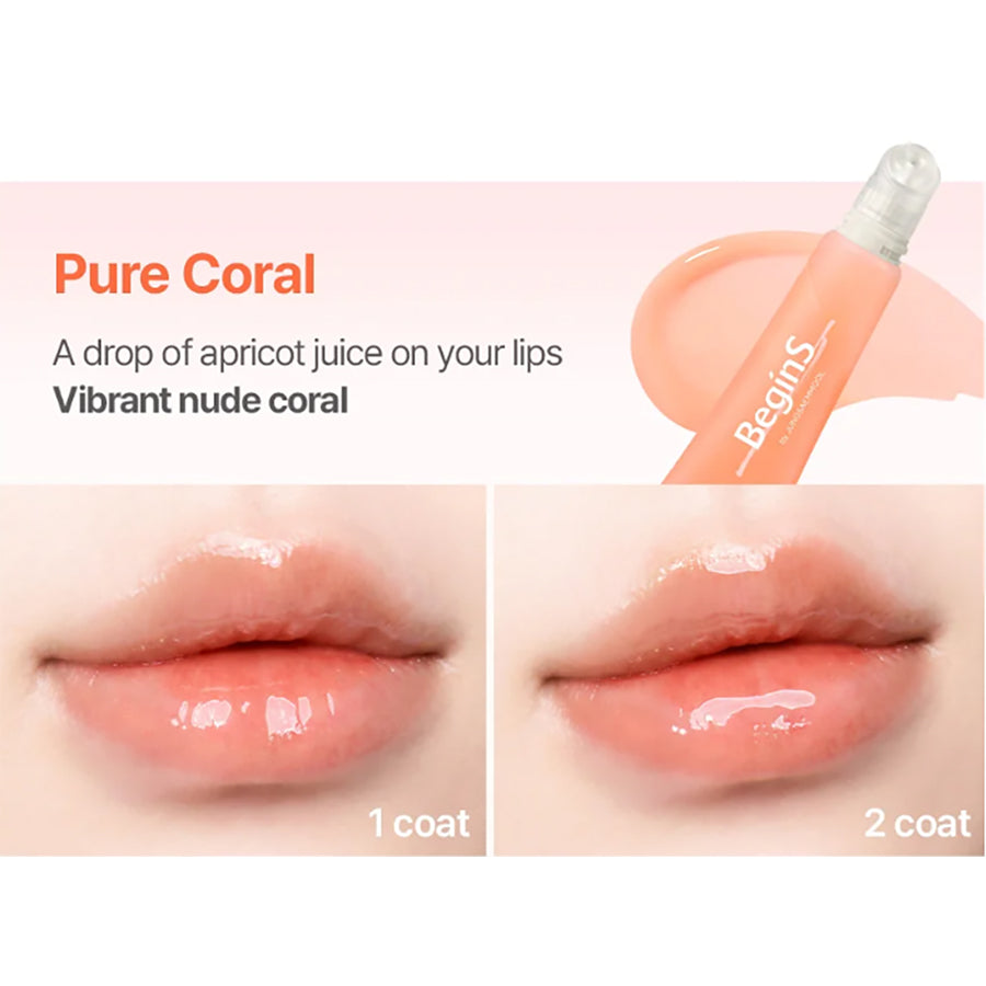 JUNGSAEMMOOL BEAUTY Lip Care Color Oil - Pure Coral  (10mL)