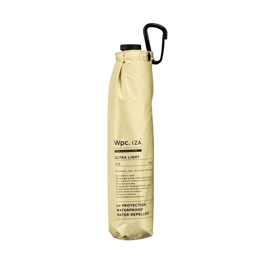 W.P.C. S25 Ultra Light 120g Folding Umbrella - Off White  (140g)
