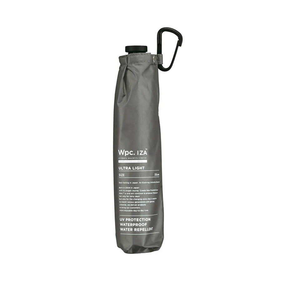W.P.C. S25 Ultra Light 120g Folding Umbrella - Grey  (140g)