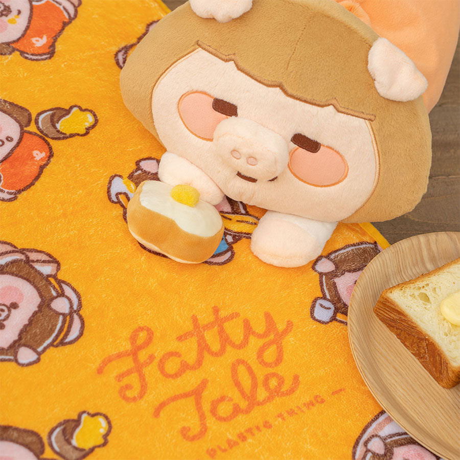FATTY Plastic Thing Cushion Blanket