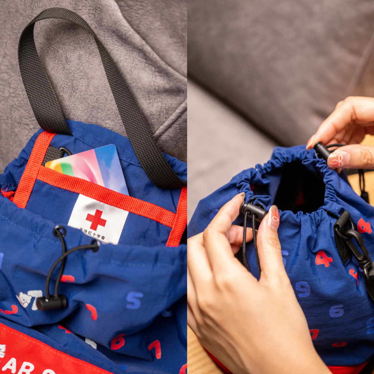 SOU SOU NICE Water-Repellent Shoulder Bag