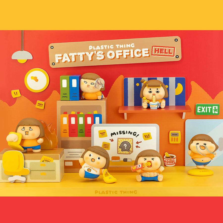 PLASTIC THING Plastic Thing Blind Box - Fatty's Office Hell