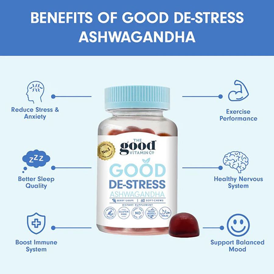 THE GOOD VITAMIN CO Good De-Stress Soft Chews  (60pcs)